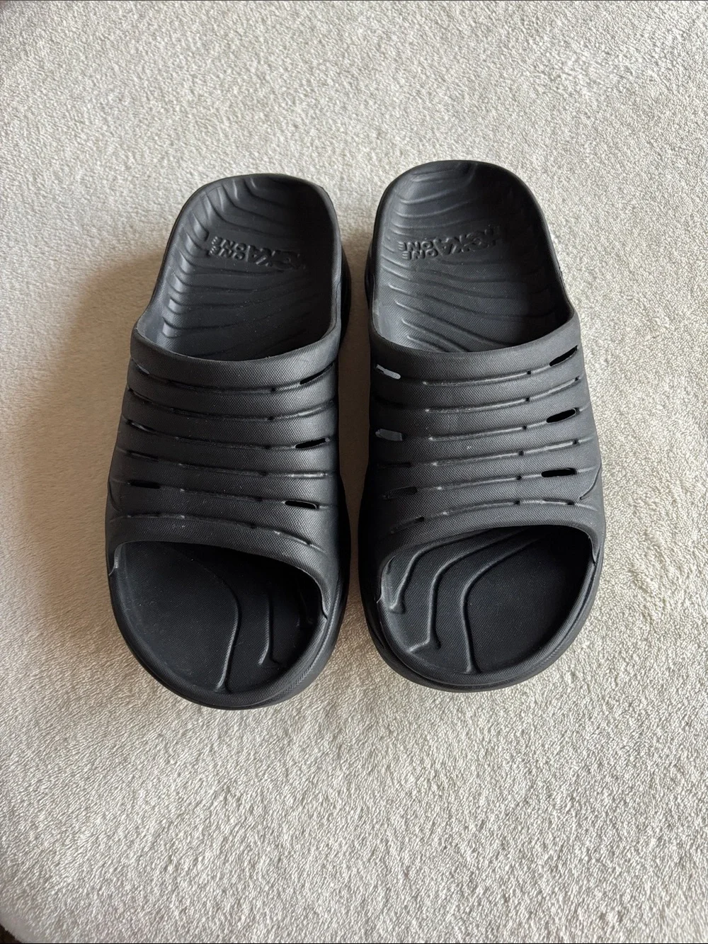 HOKA Ora Recovery Slides sandals black Mens 9